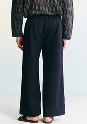 Charcoal Wide Leg Trousers
