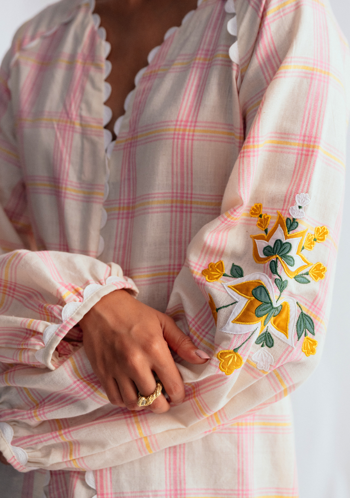 Chataai Peasant Dress