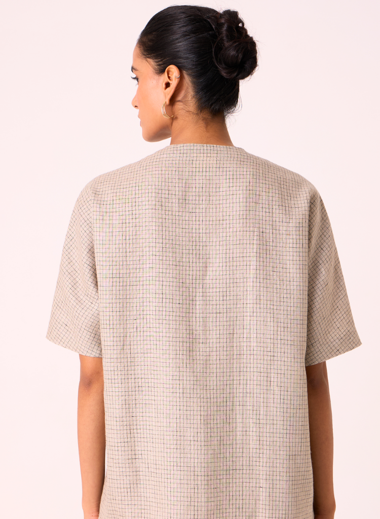 Chekku Checkered Top
