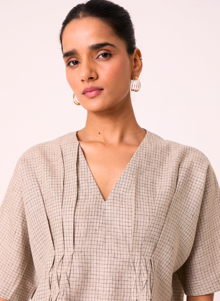 Chekku Checkered Top