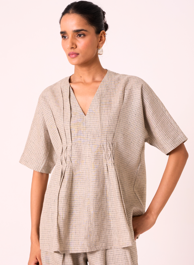 Chekku Checkered Top
