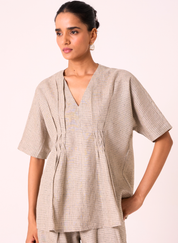 Chekku Checkered Top