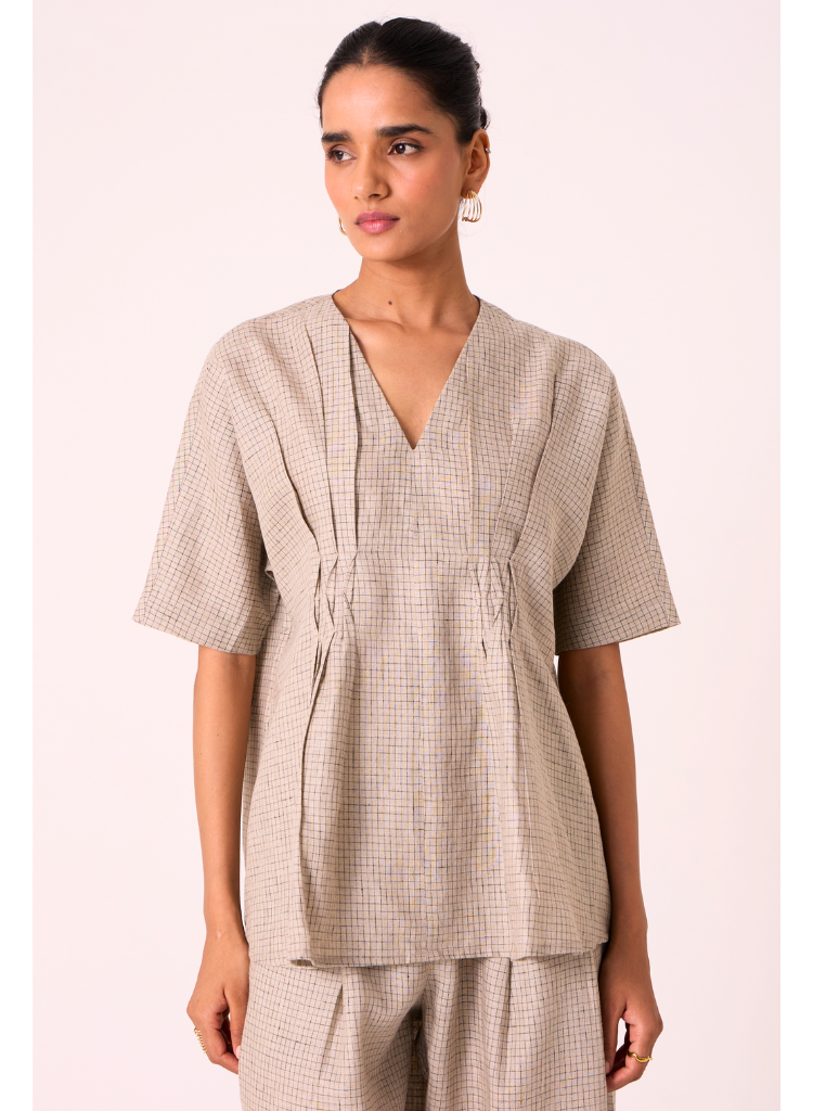 Chekku Checkered Top