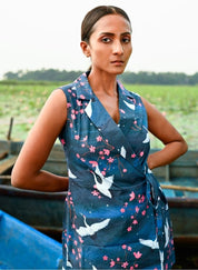 Cherry Blossom Blazer Dress