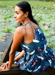 Cherry Blossom Tie Dress