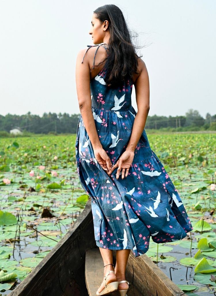 Cherry Blossom Tie Dress