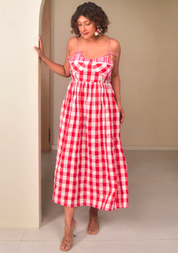 Cherry Strappy Dress