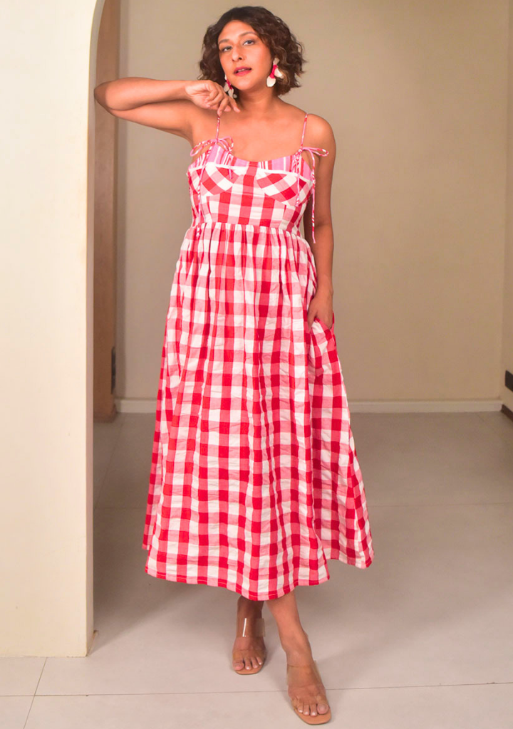Cherry Strappy Dress