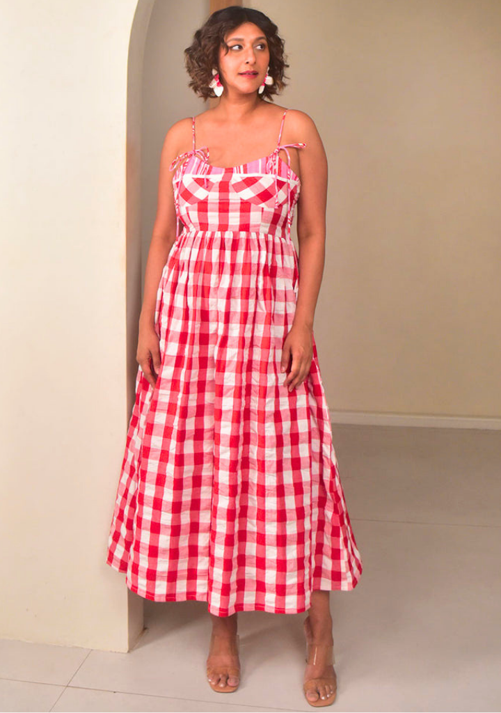 Cherry Strappy Dress