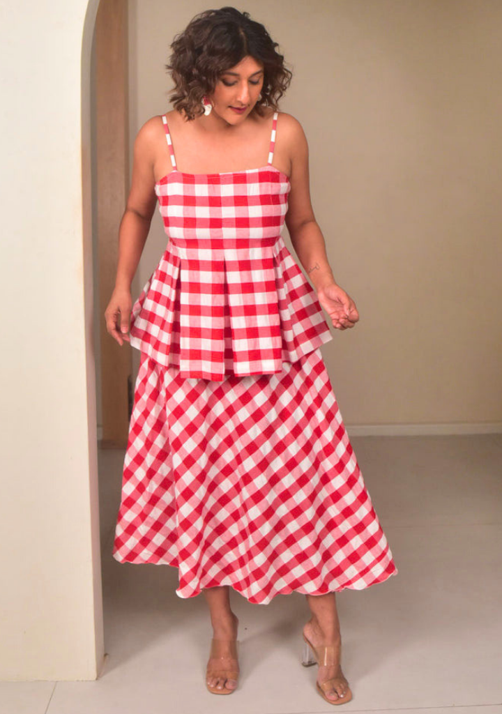 Cherry Strappy Top