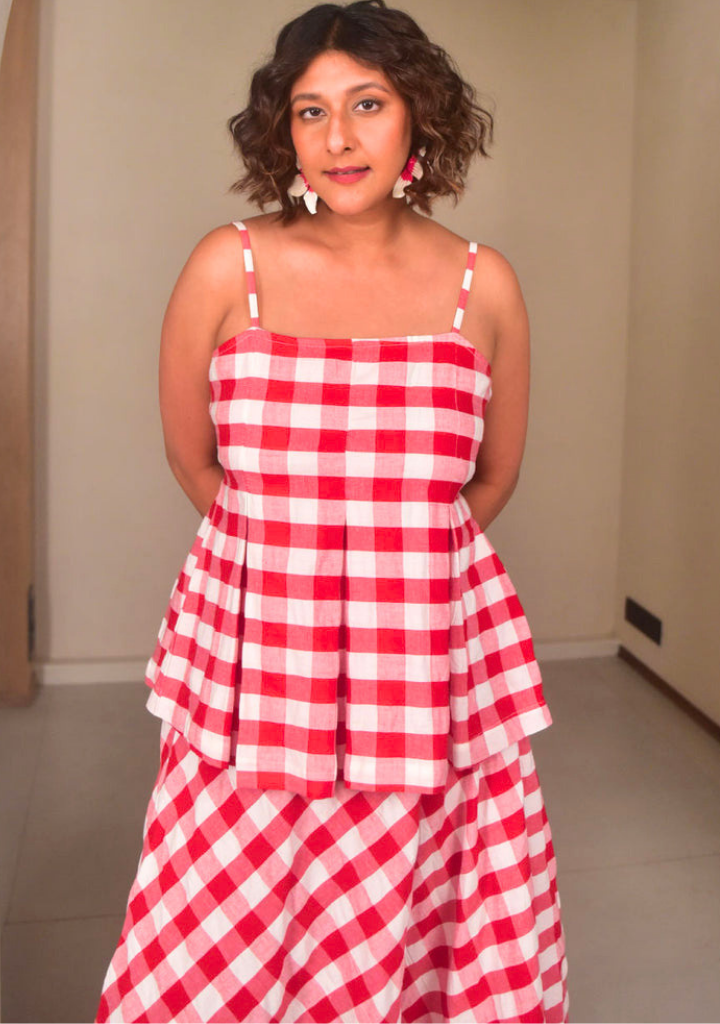 Cherry Strappy Top