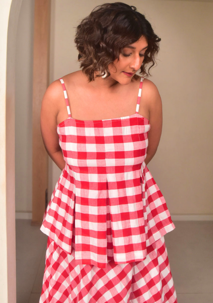 Cherry Strappy Top