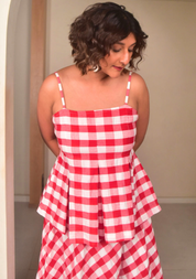 Cherry Strappy Top