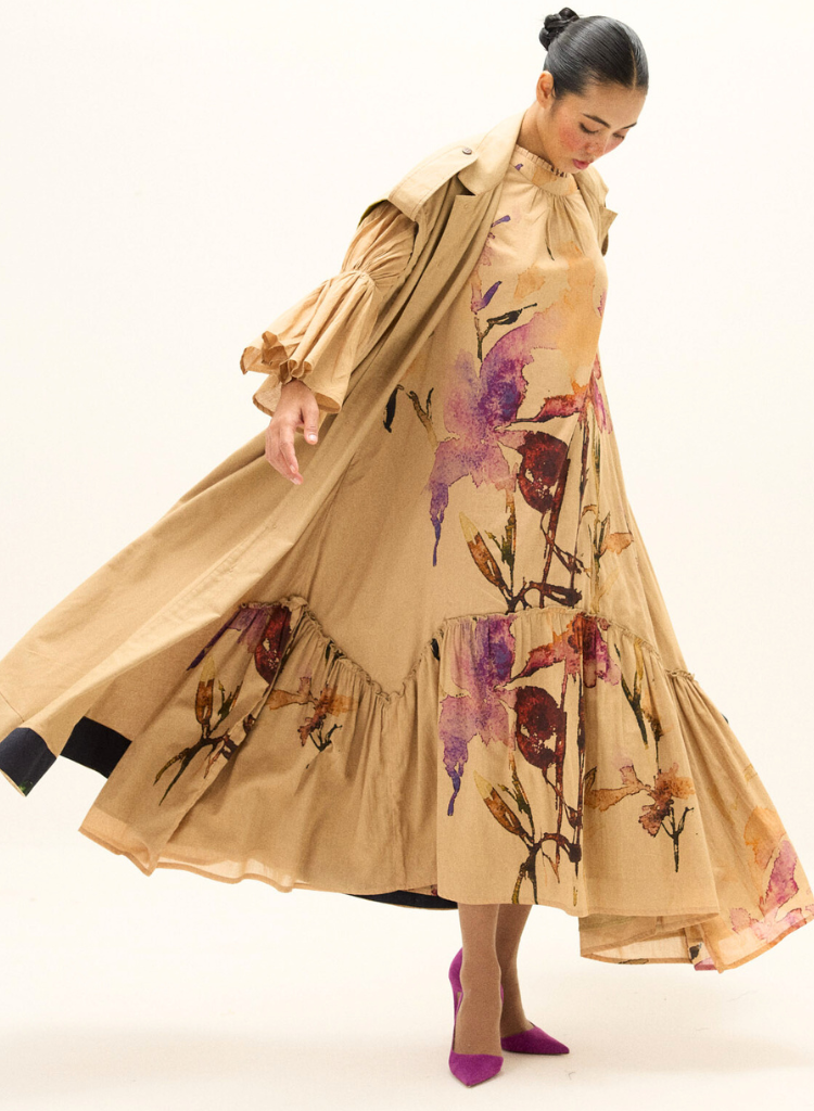 Chestnut Trench Coat