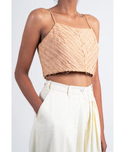 Chevron Textured Blouse