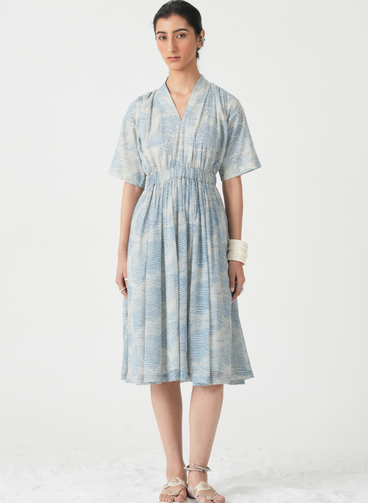 Chikoo Hand Printed Dress
