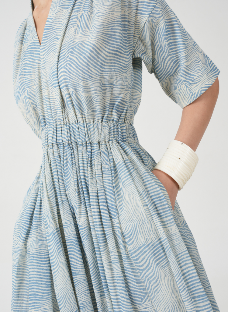 Chikoo Hand Printed Dress