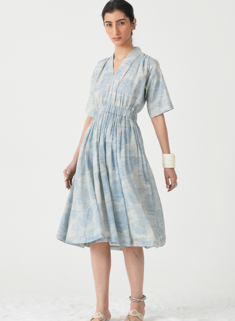 Chikoo Hand Printed Dress