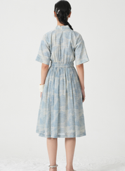 Chikoo Hand Printed Dress