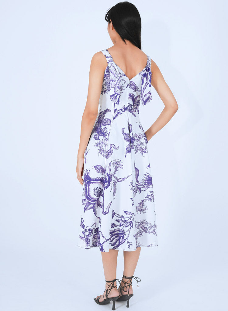 Chinoiserie Knot Dress