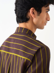 Circle Appliqué Patch Shirt