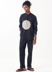 Circle Embroidery Shirt