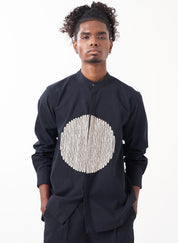 Circle Embroidery Shirt
