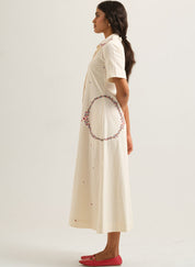 Circle Embroidered Dress