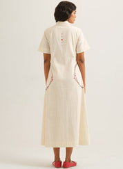 Circle Embroidered Dress