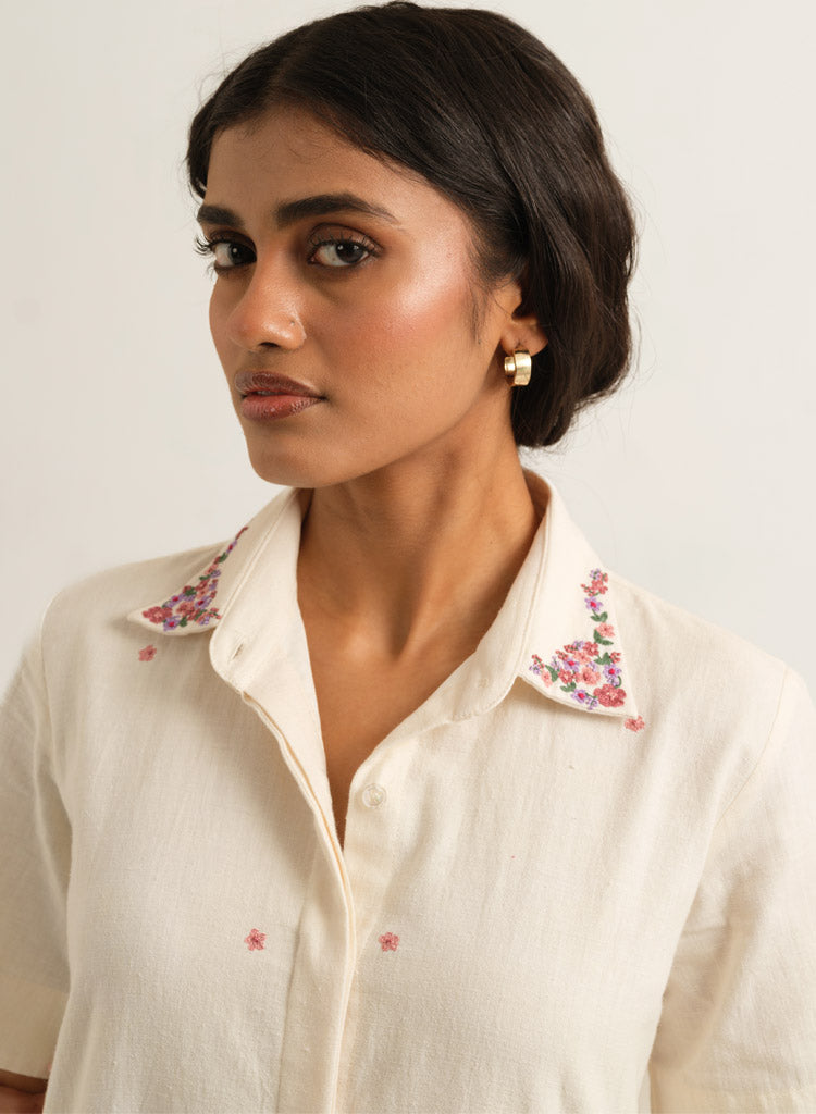 Circle Embroidered Dress