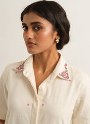 Circle Embroidered Dress