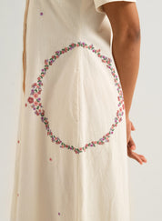Circle Embroidered Dress