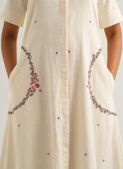 Circle Embroidered Dress