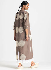 Circle Wave Embroidered Jacket