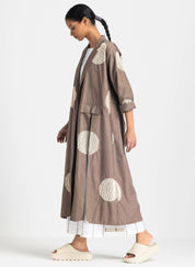 Circle Wave Embroidered Jacket