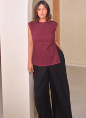Clare Slit Top