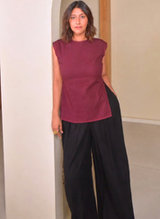 Clare Slit Top