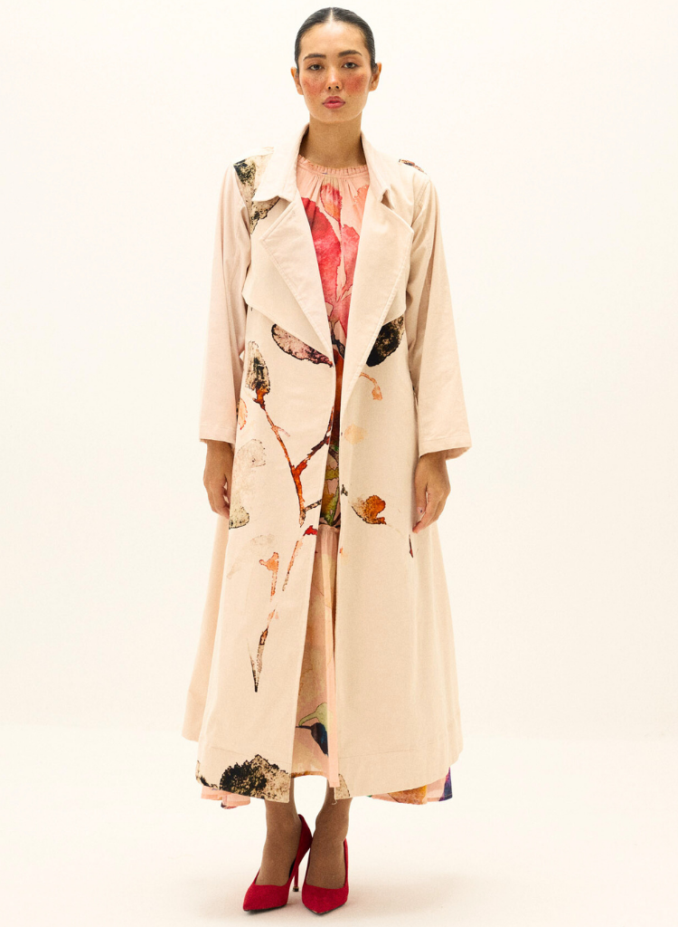 Clay Echo Trench Coat