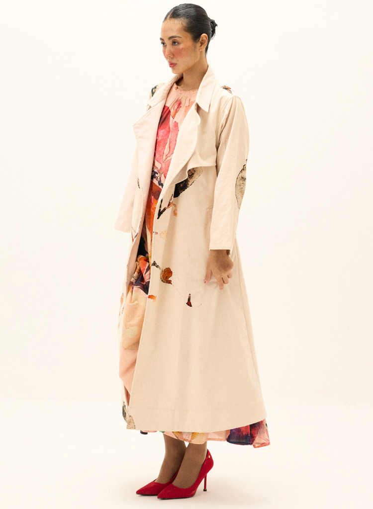 Clay Echo Trench Coat