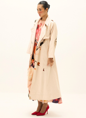 Clay Echo Trench Coat