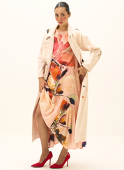 Clay Echo Trench Coat