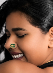 Clover Nose Pin