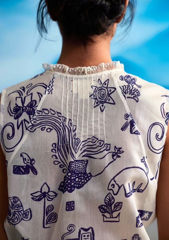 Clover Pintuck Shirt