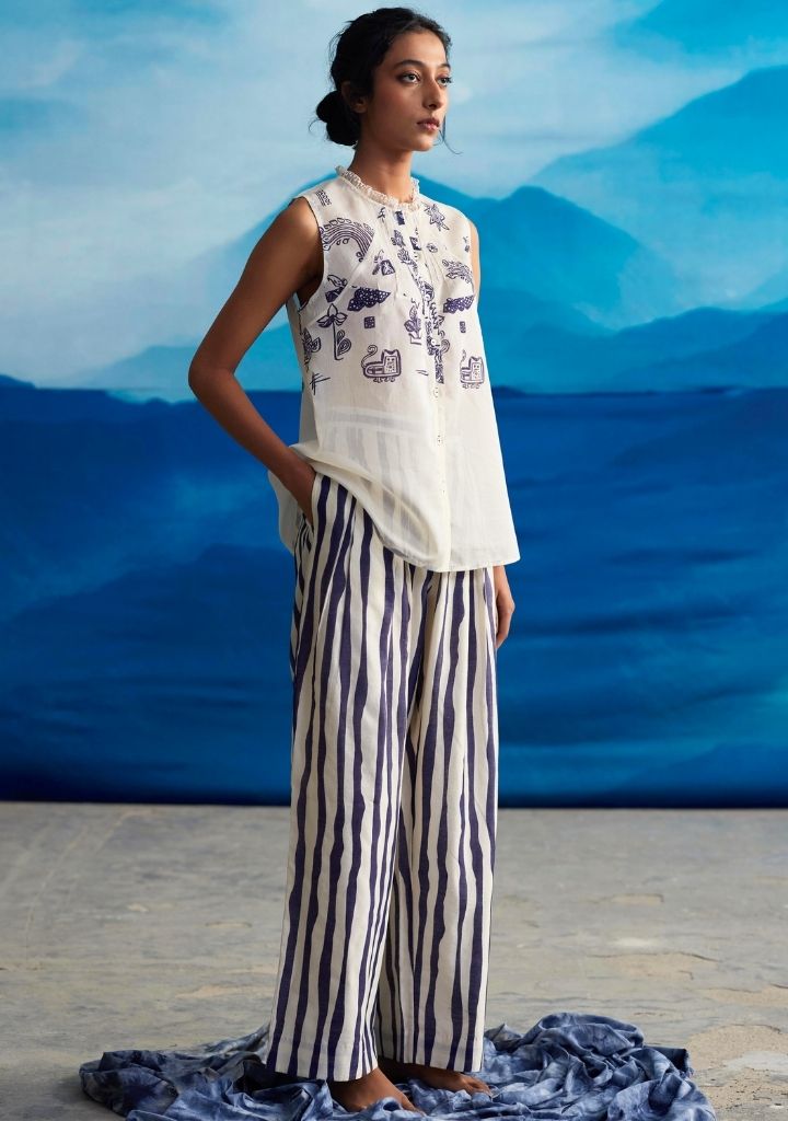 Clover Pintuck Shirt