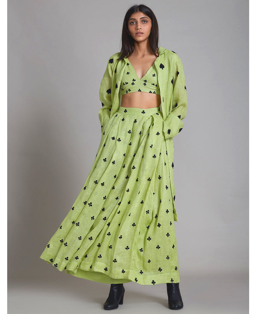 Club Cover Lehenga Set