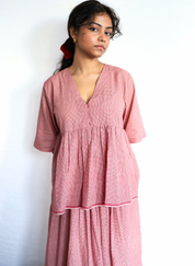 Cluster V-Neck Top