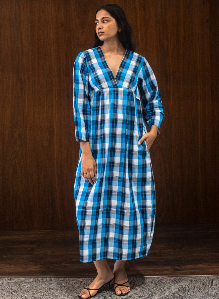 Cobalt Lantern Dress
