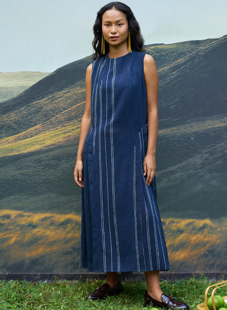 Cobalt Panelled Dress