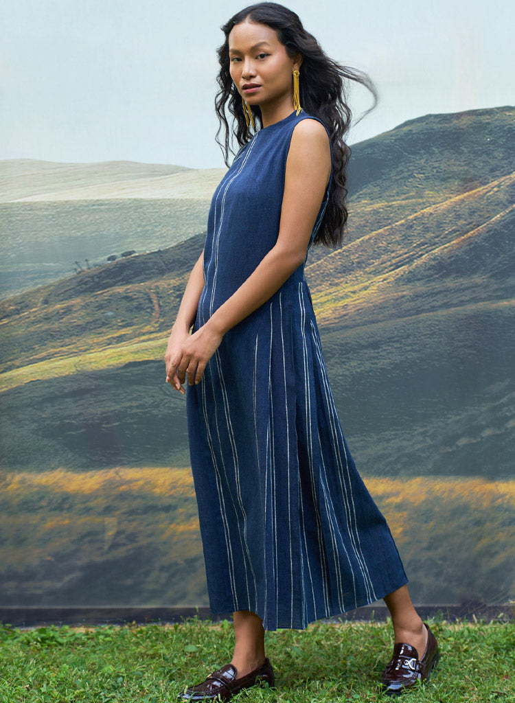 Cobalt Panelled Dress