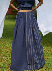 Cobalt Pintucks Top Set